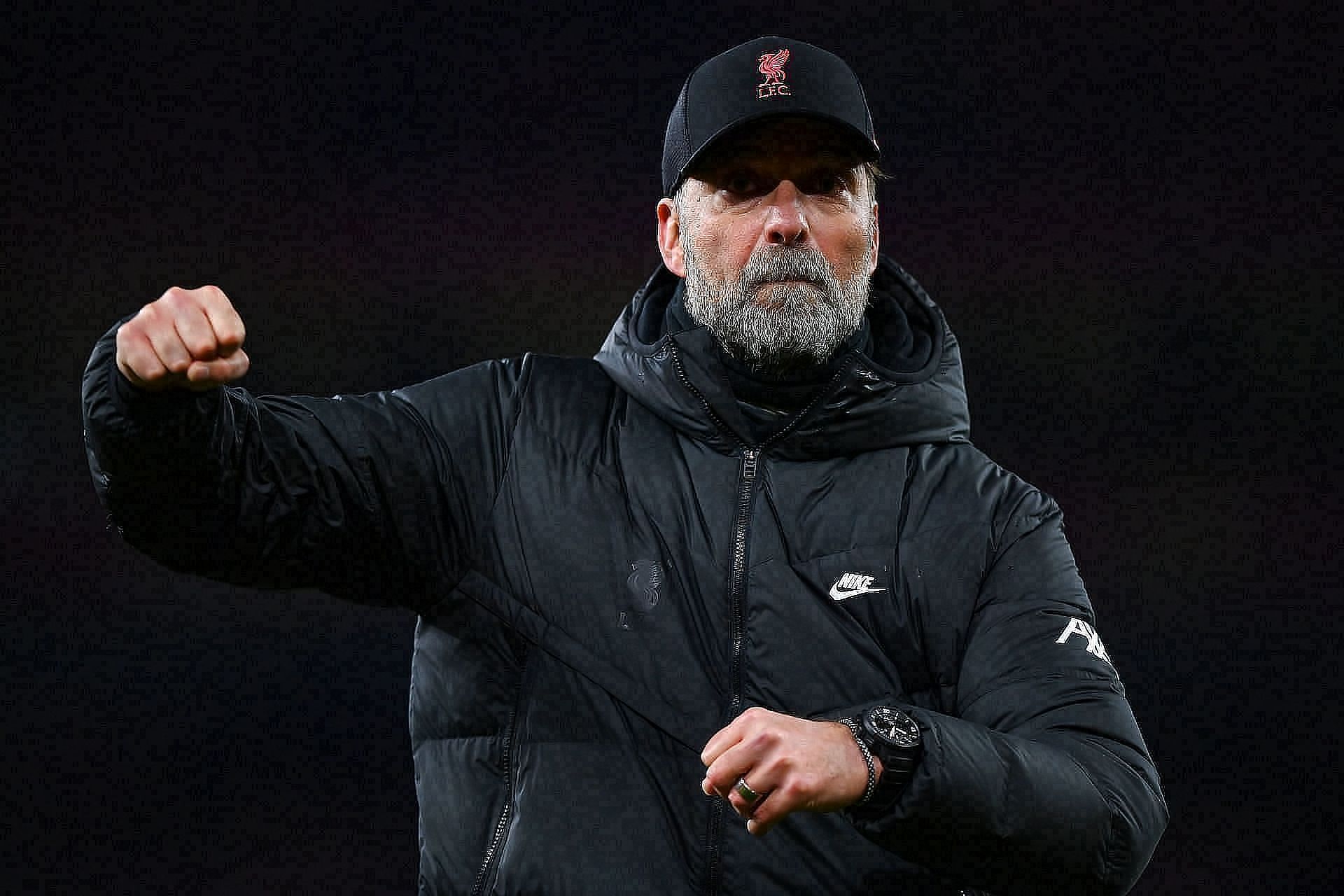 Reds boss Jurgen Klopp looks on during a match