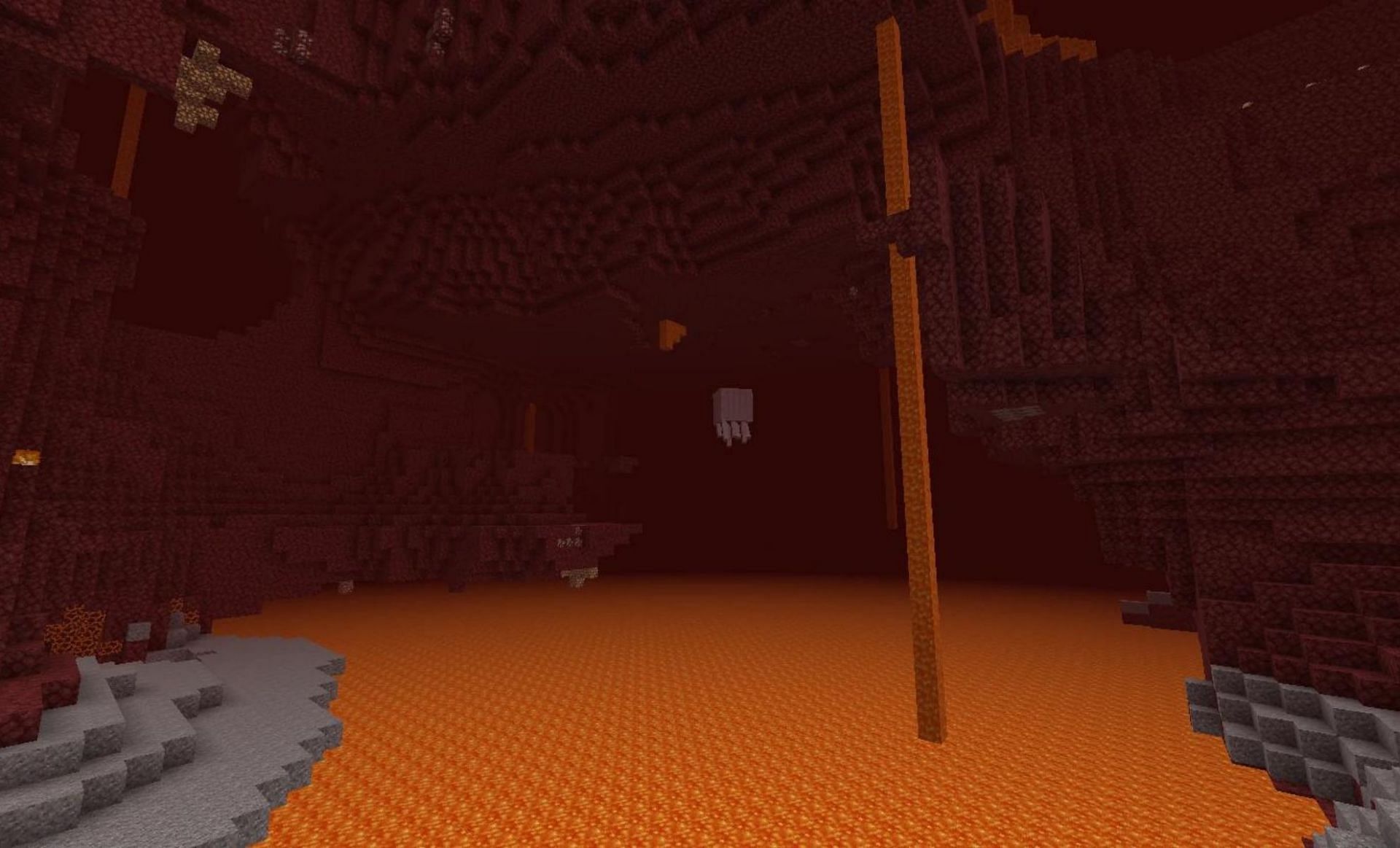 The Nether is full of danger (Image via Minecraft Wiki)