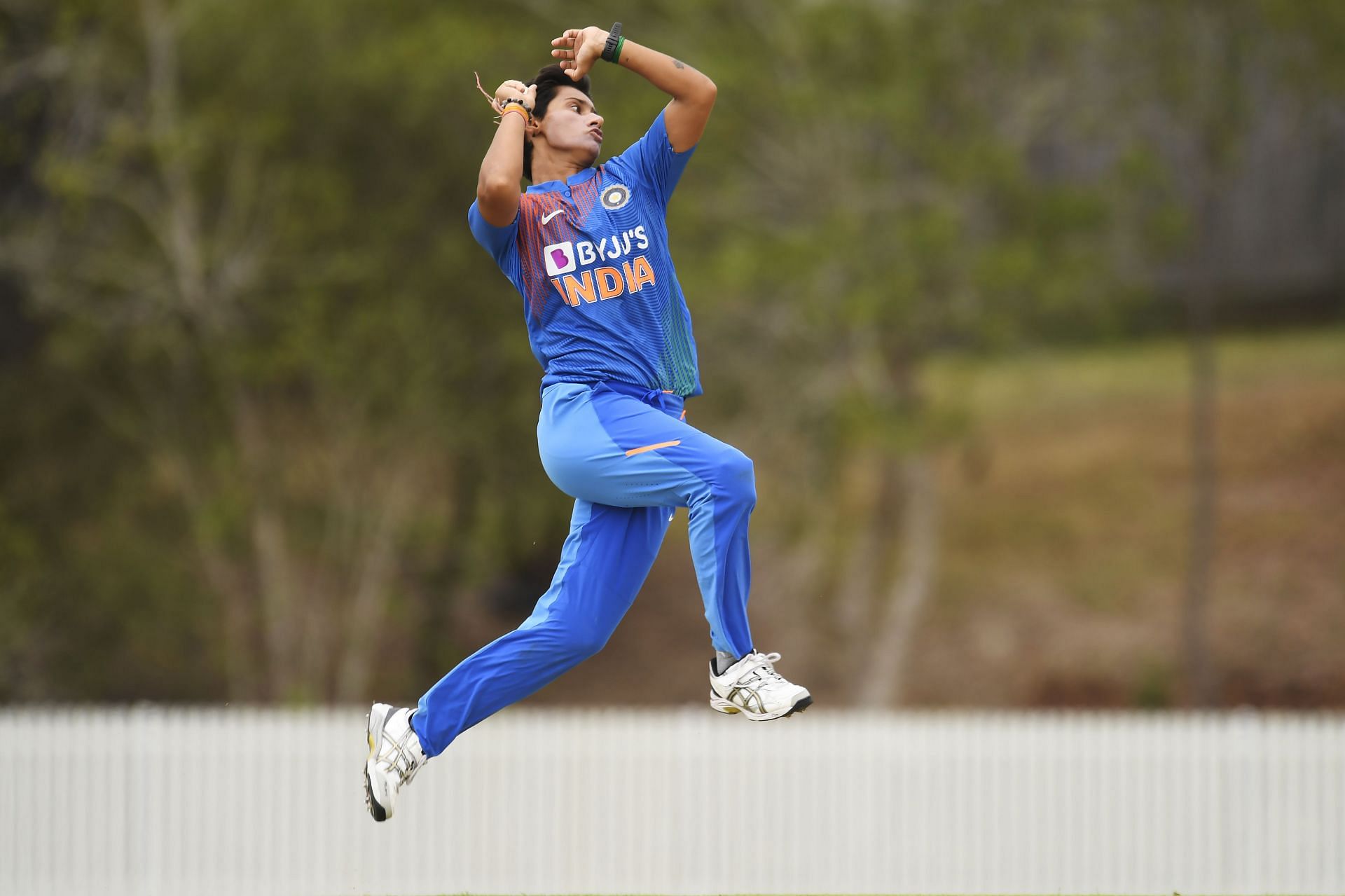 Mansi Joshi in action in Australia A v India A - 3rd Women&#039;s T20 (Image courtesy: BCCI)