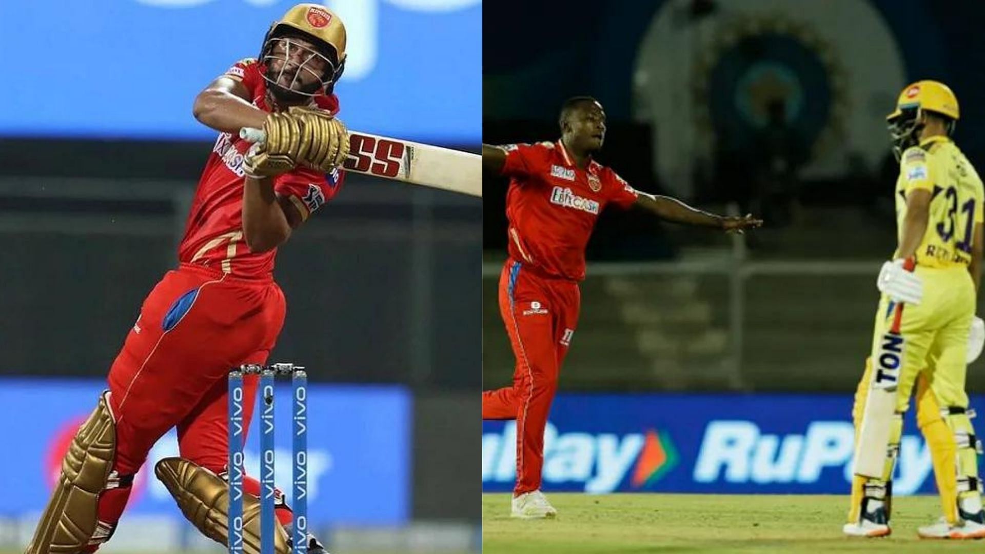 Shahrukh Khan (L) and Kagiso Rabada could be potential match-winners for PBKS. (P.C.:iplt20.com)