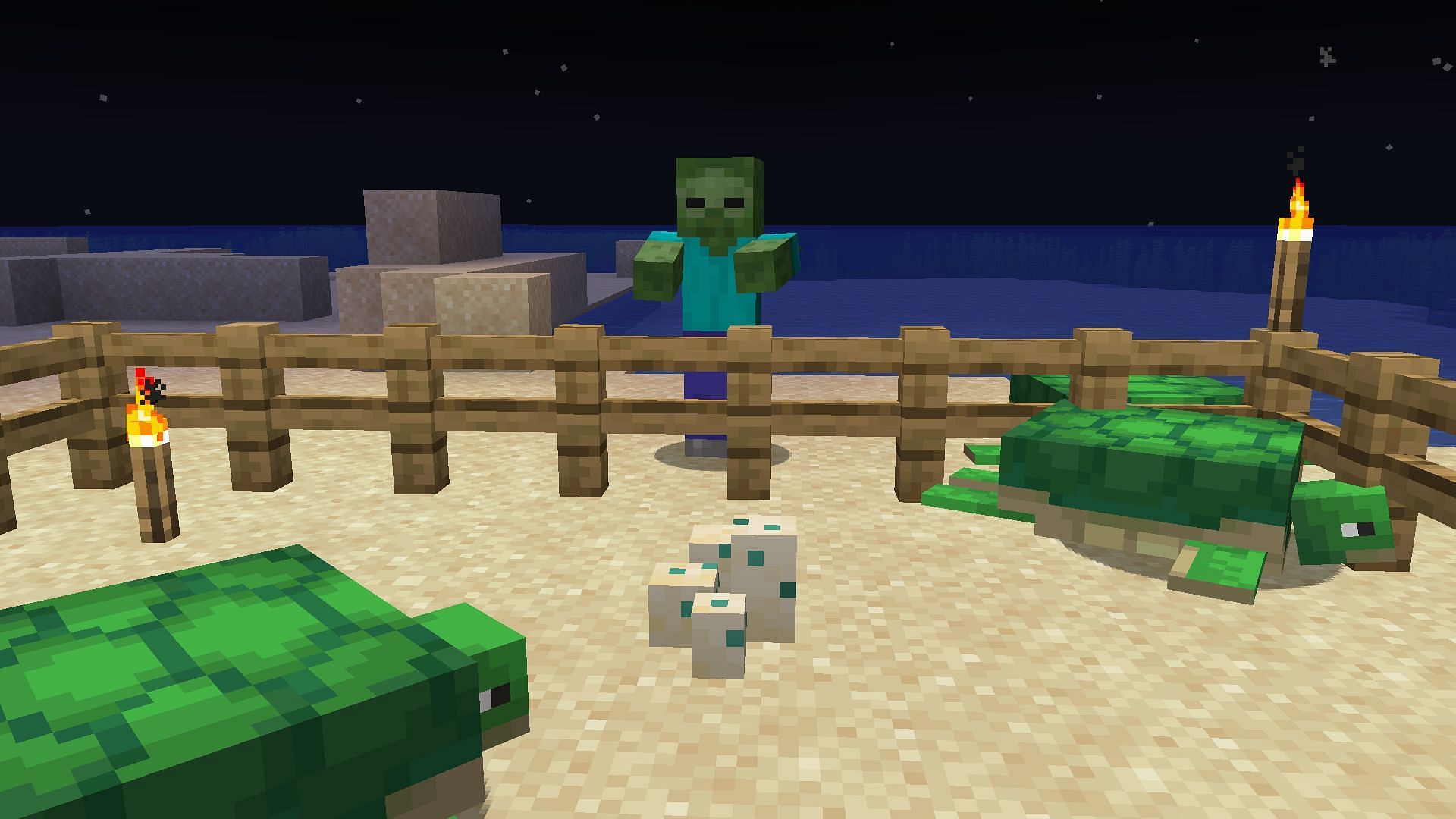 Protect the eggs from all dangers (Image via Minecraft 1.18)