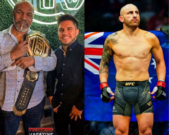 Watch: Mike Tyson watches as Henry Cejudo hits pads for potential Alexander Volkanovski fight