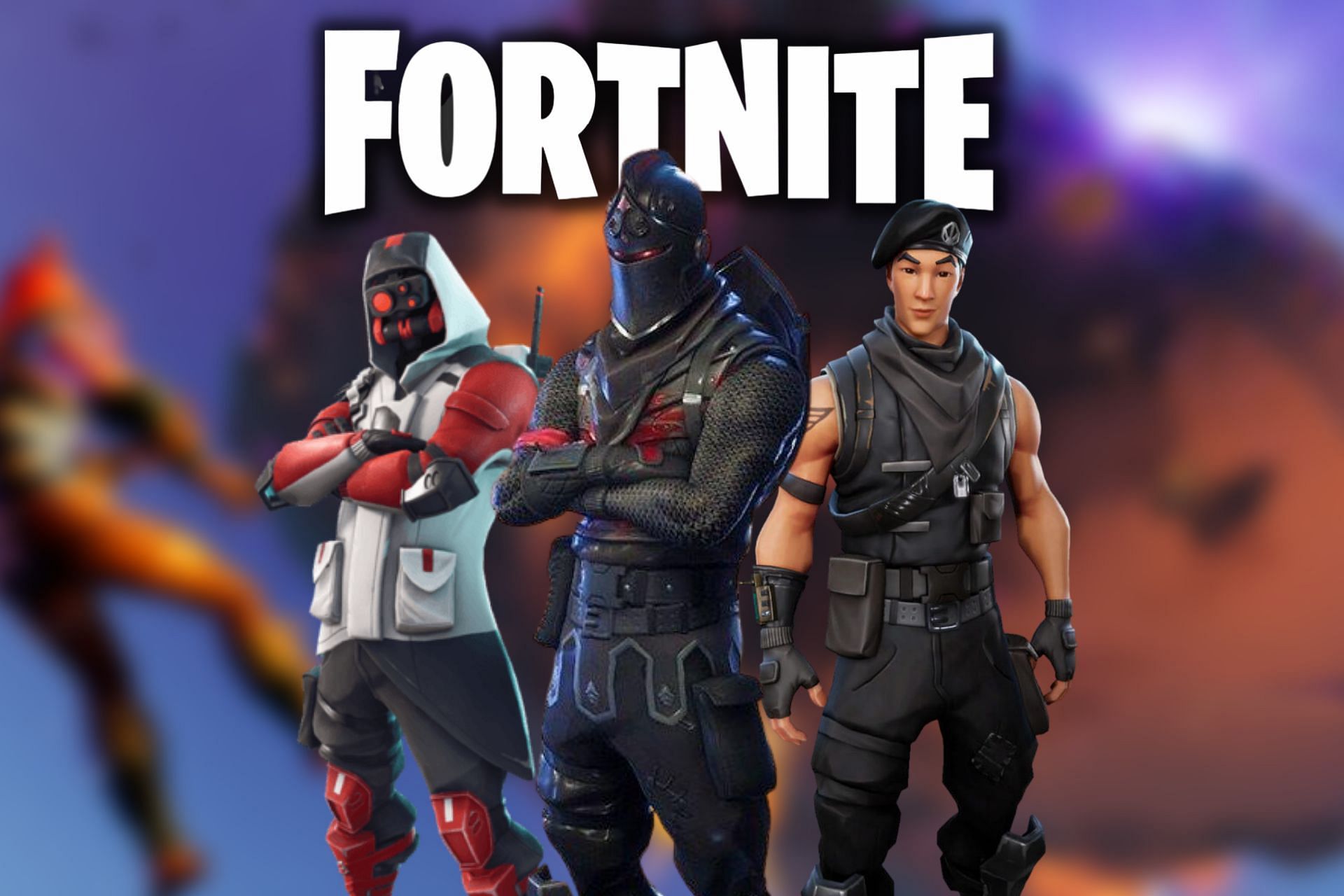 What makes skins like Special Forces, Double Helix, and Black Knight rare in Fortnite? (Image via Sportskeeda)