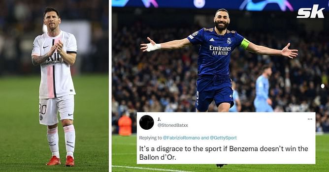 “Better footballer than Messi” – Fans rally behind Karim Benzema for 2022 Ballon d’Or after his performance against Manchester City