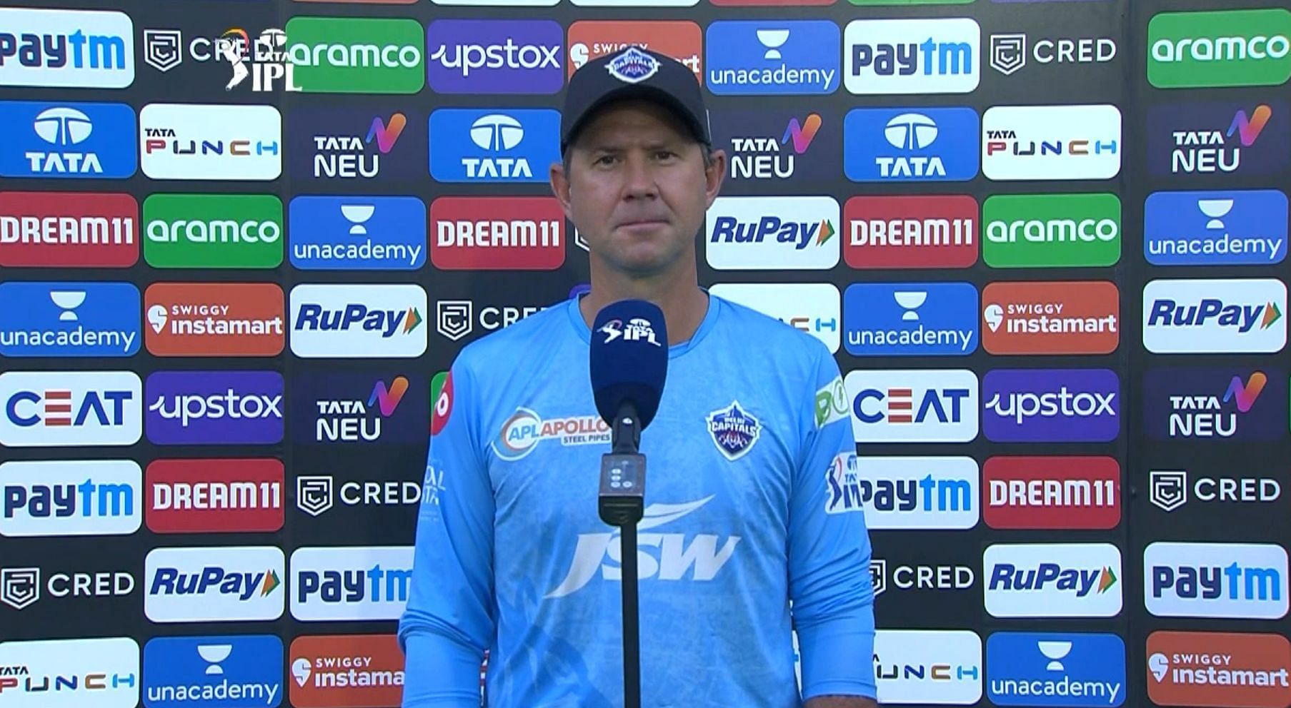 DC head coach Ricky Ponting (PC: BCCI/IPL)