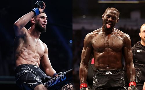 Khamzat Chimaev (left) and Jared Cannonier (right) [Photo via @ufc on Instagram]