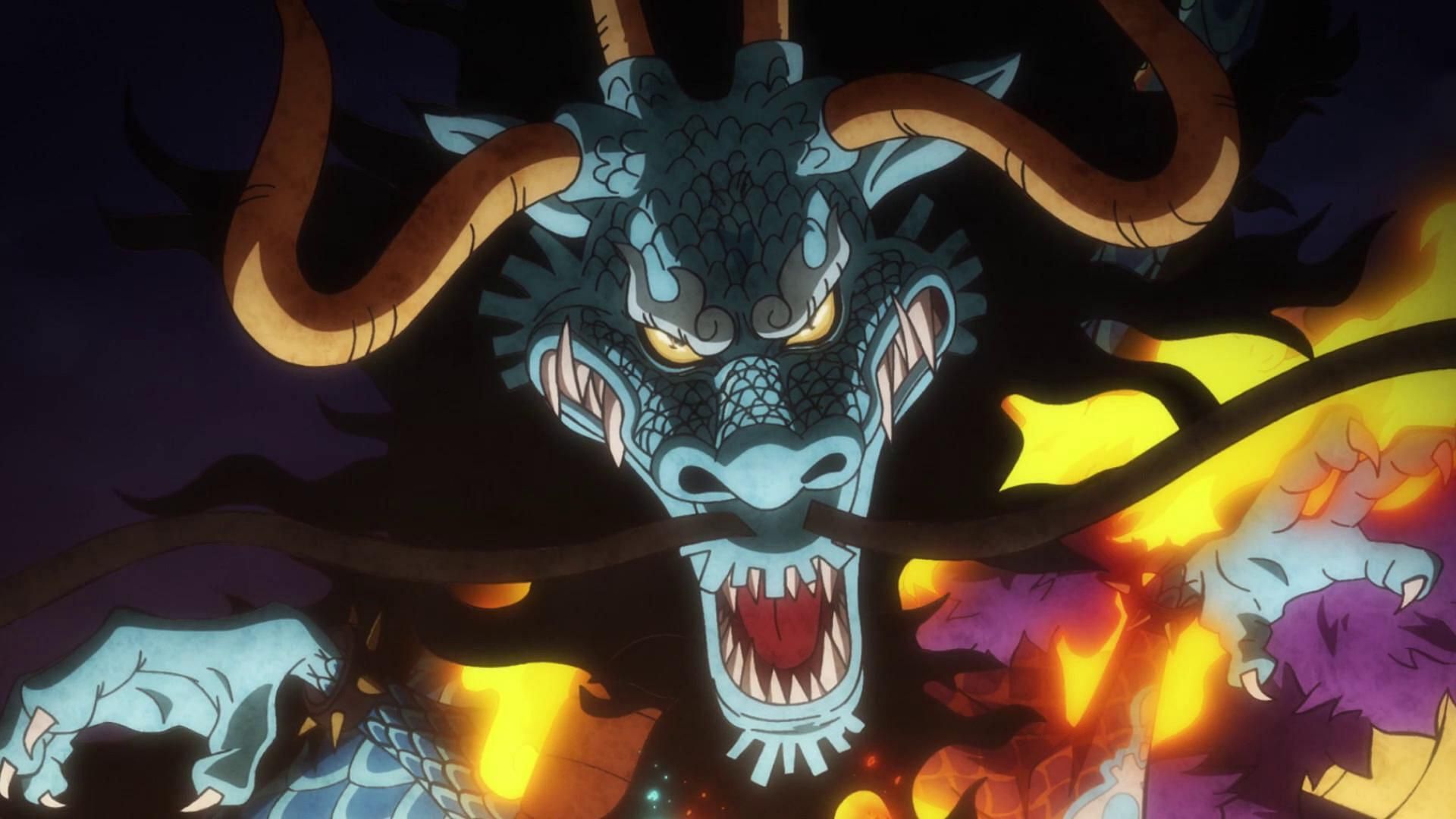 The mystical dragon of Wano seems to be near his limit in One Piece chapter 1046&#039;s final moments (Image Credits: Eiichiro Oda/Shueisha, Viz Media, One Piece)