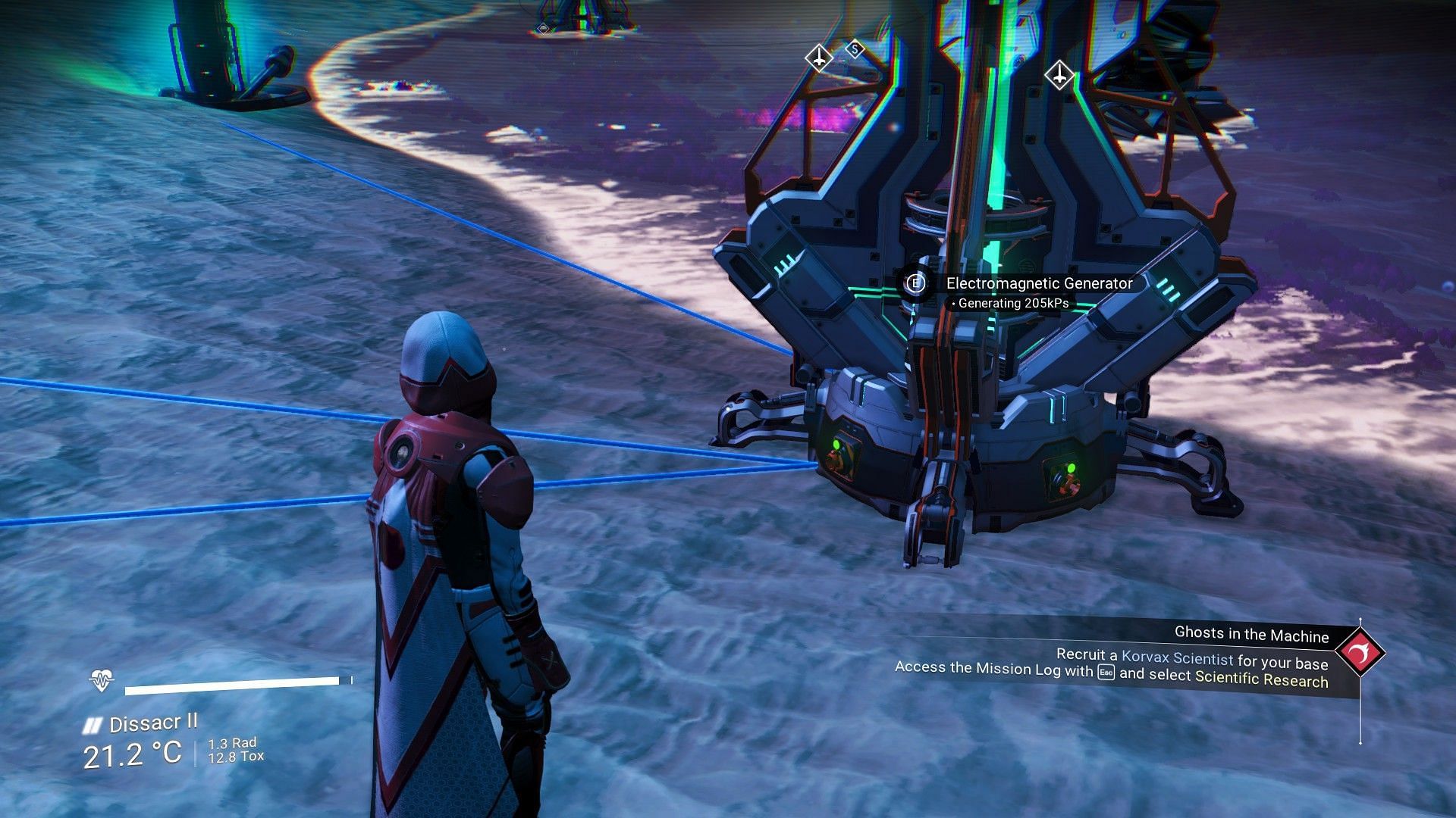 Outlets for wiring in Electromagnetic Generator (Image via Hello Games)