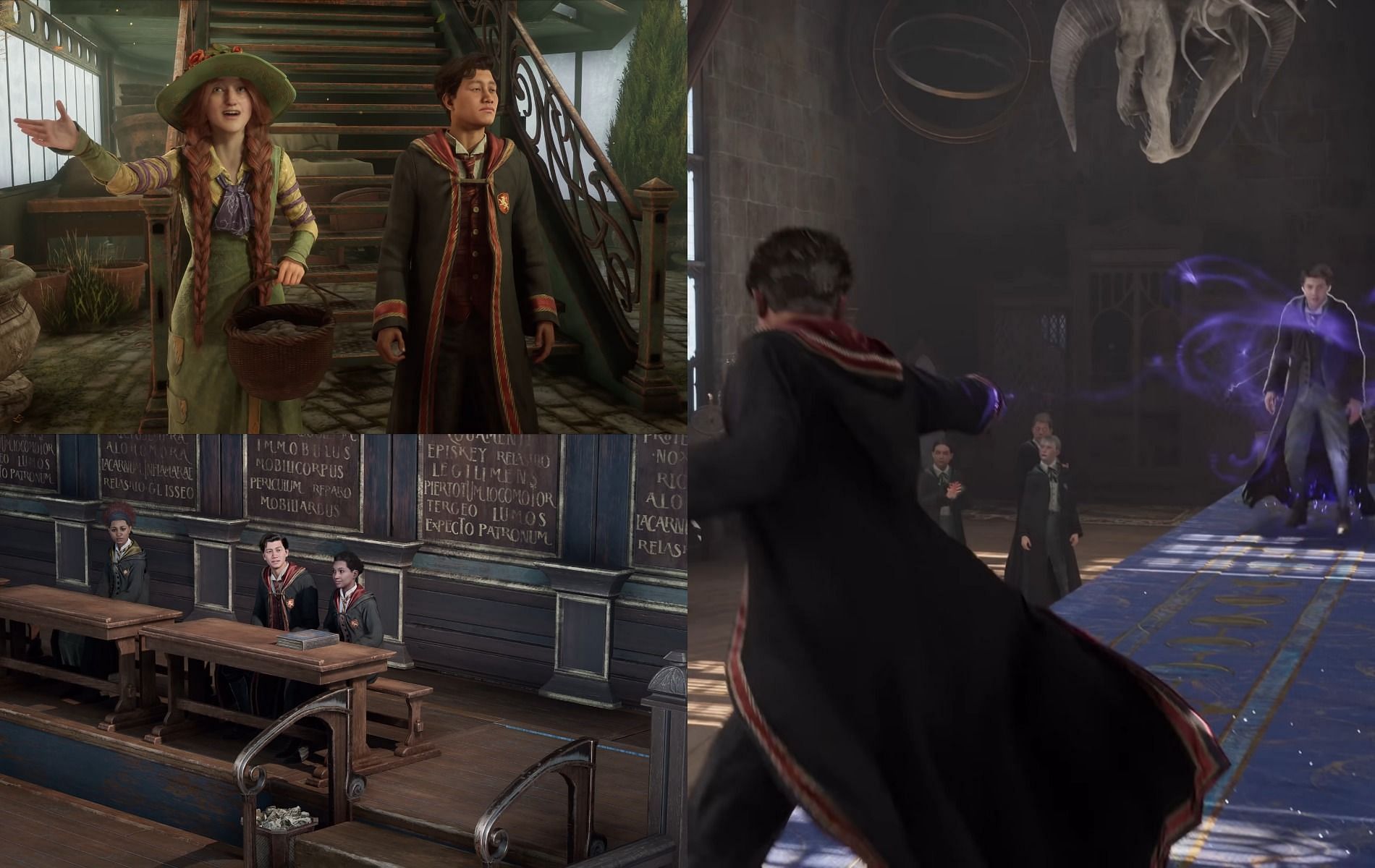 The classes in Hogwarts Legacy (Image via Sportskeeda)