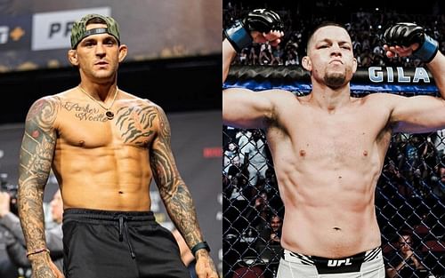 Dustin Poirier (left) and Nate Diaz (right) [Image credits: @dustinpoirier and @natediaz209 via Instagram]