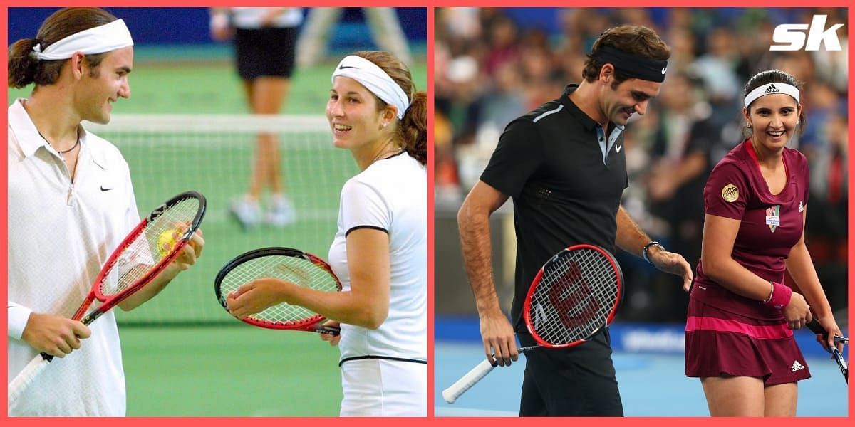 A look at the mixed doubles partners the Swiss great has had over the years