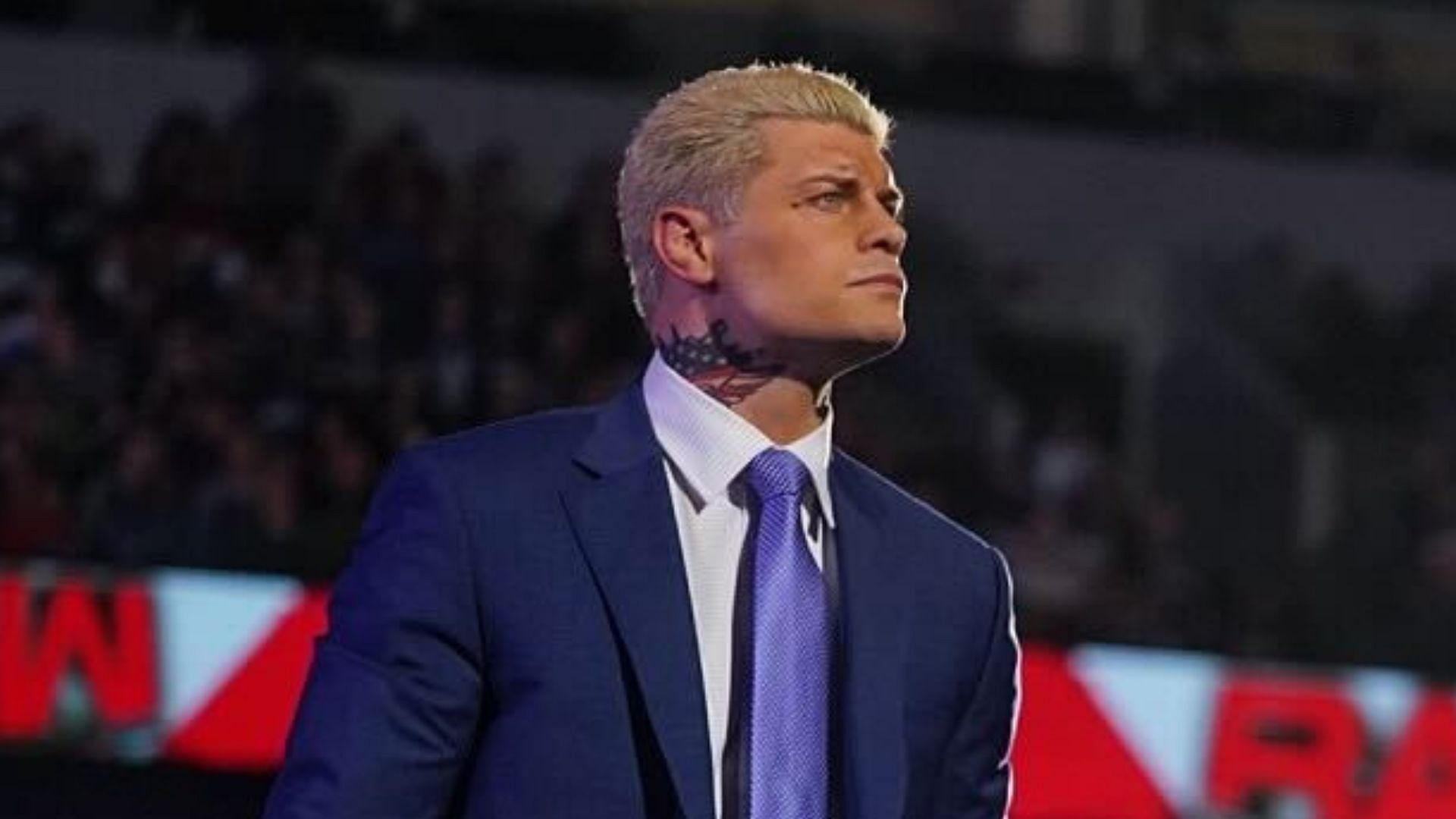 Cody Rhodes appearing on WWE Raw in 2022