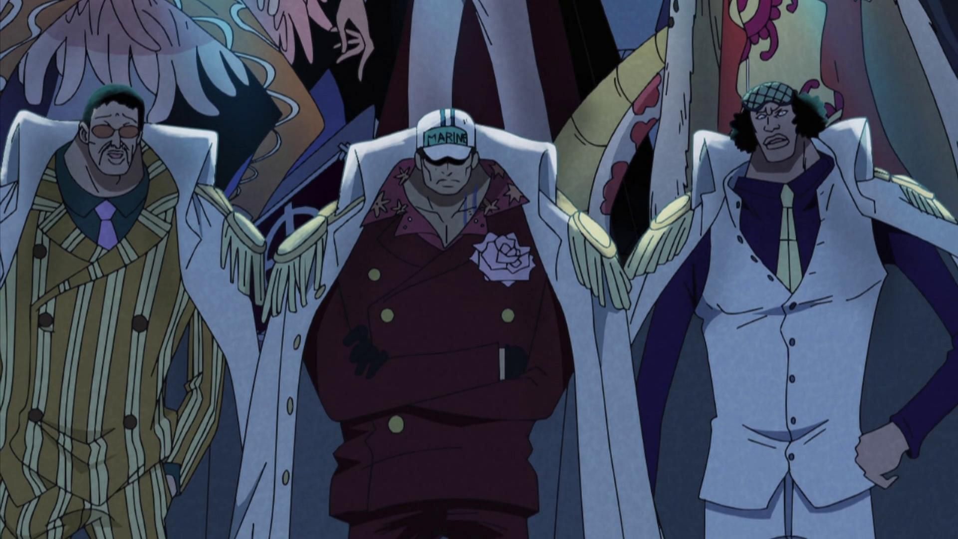 Every Admiral in One Piece, ranked from least to most powerful