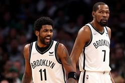 "KD and Kyrie on their way to joining LeGone in Cancun" - Skip Bayless' damning taunts for Kevin Durant and Kyrie Irving as Nets lose Game 2 of the playoffs to Celtics