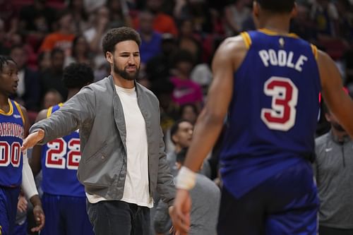 Klay Thompson has nicknamed Jordan Poole as 'baby Steph Curry' following his impressive postseason debut.