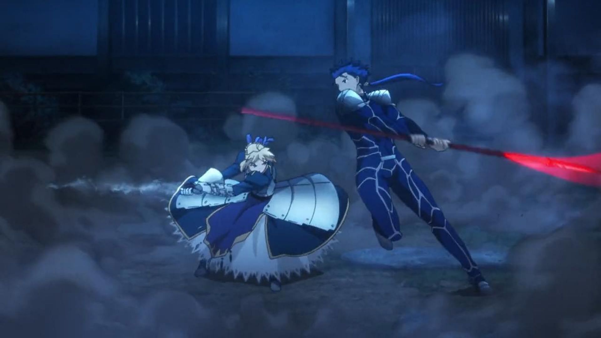 Saber Alter vs Rider (Full Fight -1080p)