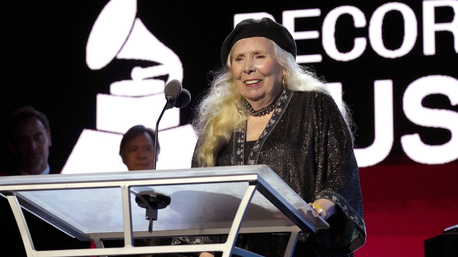 Singer-songwriter Joni Mitchell has long suffered from Morgellons Disease (Image via @MusiCares/Twitter)