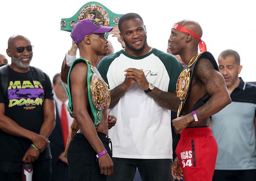 Errol Spence Jr v Yordenis Ugas - Weigh-in