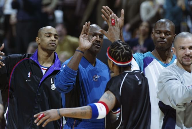 “I just kept telling him how much I loved him.… He was like ‘you don’t love me that much, you wouldn’t cross me like that’” - Allen Iverson recalls funny encounter with Michael Jordan