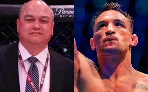 Scott Coker (left), Michael Chandler (right)