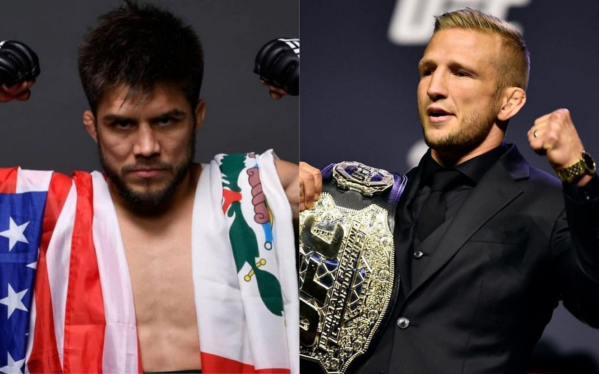 Henry Cejudo (left), T.J. Dillashaw (right) [Image courtesy: @henry_cejudo and @tjdillashaw via Instagram]