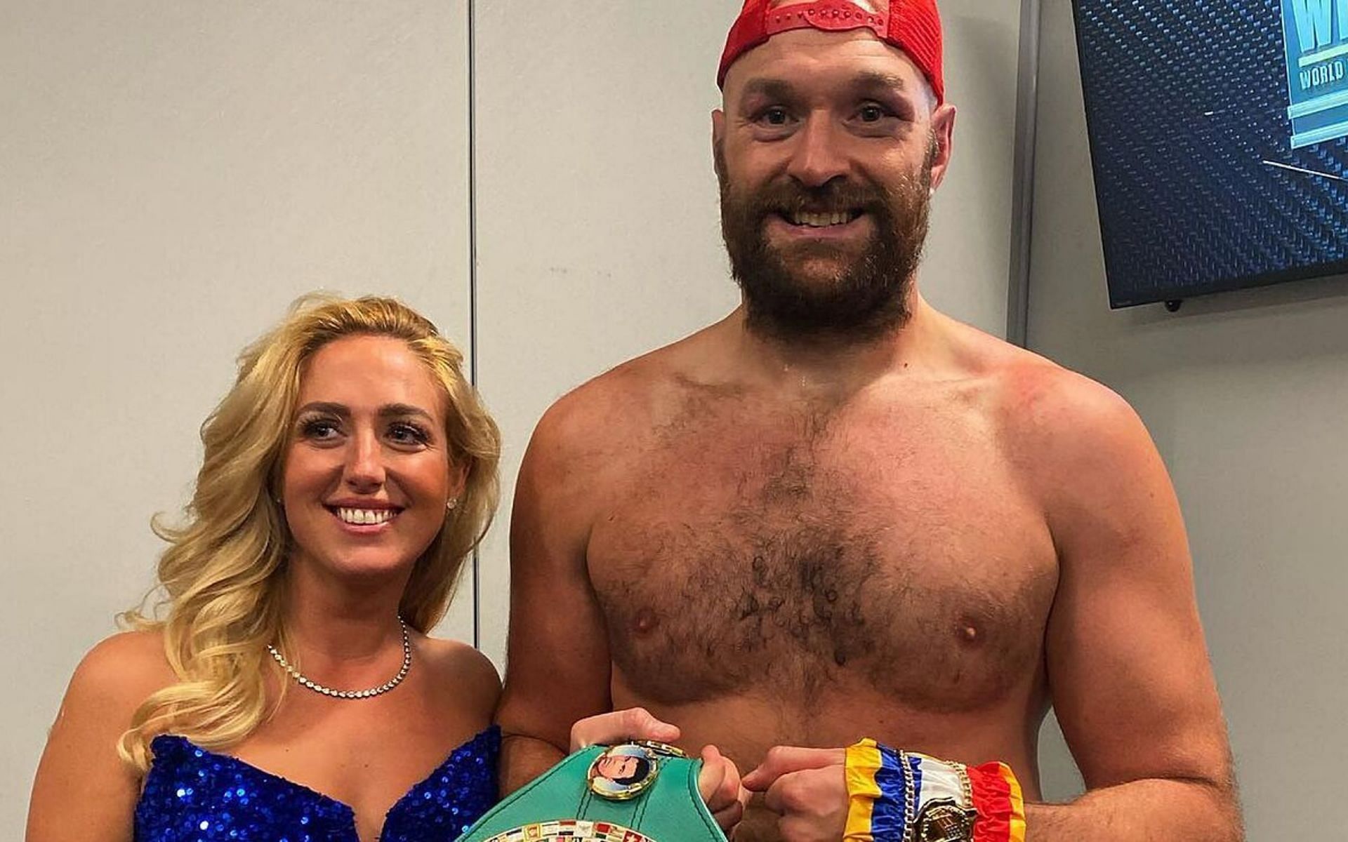 Paris Fury alongside Tyson Fury