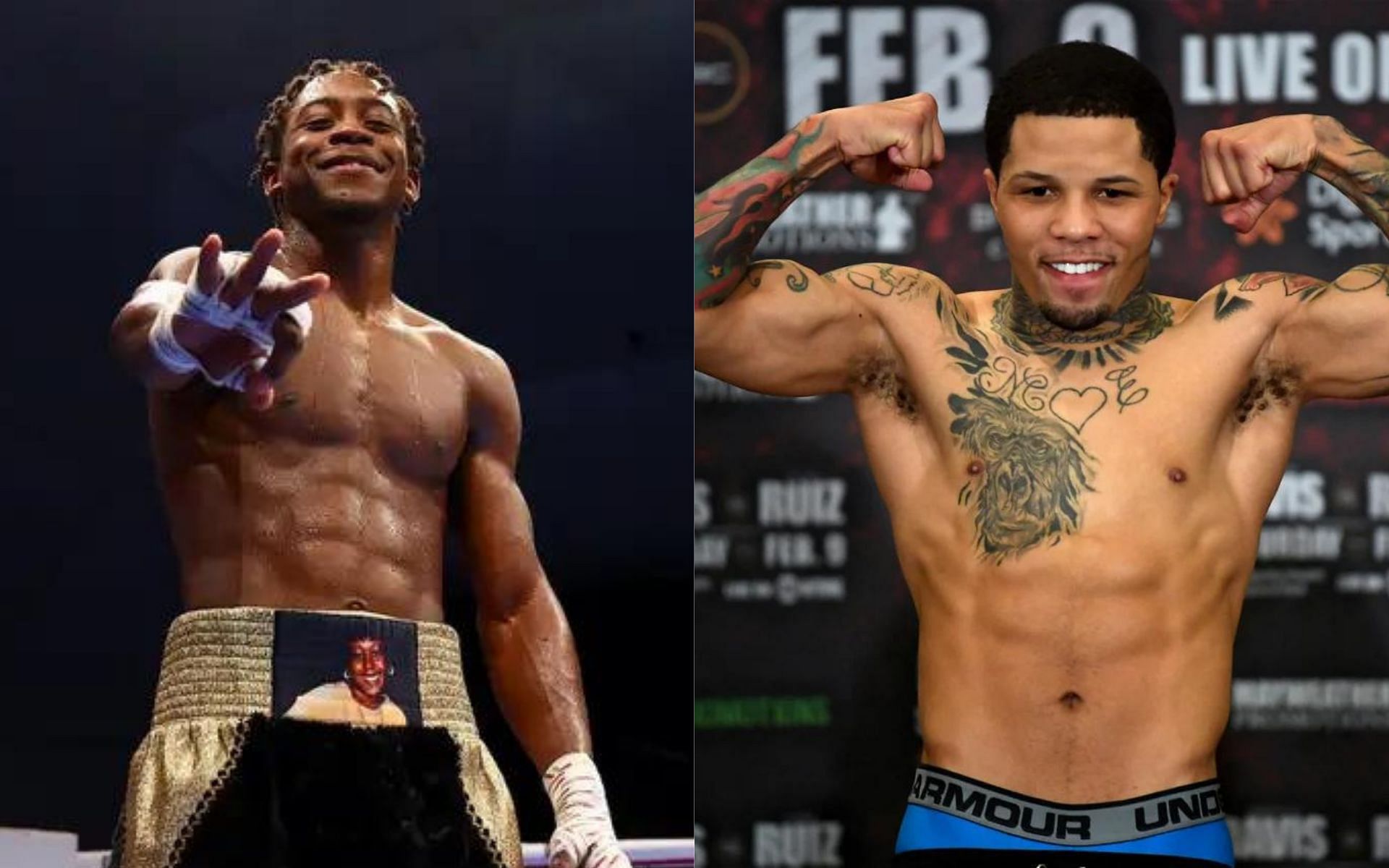 Keyshawn Davis (left) and Gervonta Davis (right)