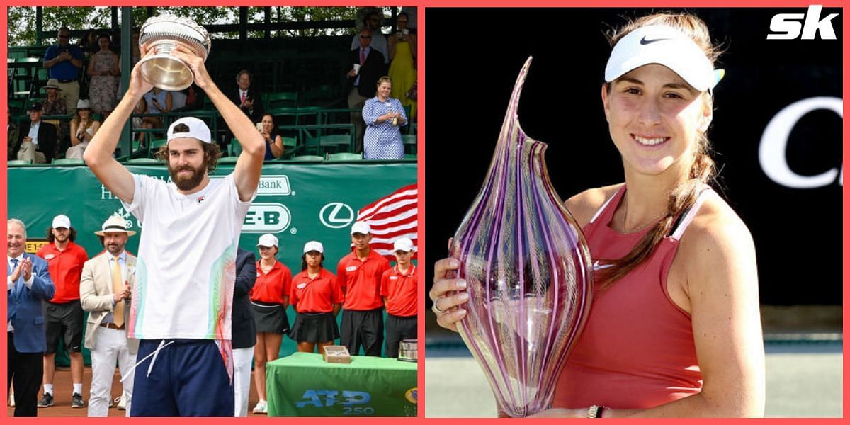 Reilly Opelka and Belinda Bencic won their first claycourt titles over the weekend