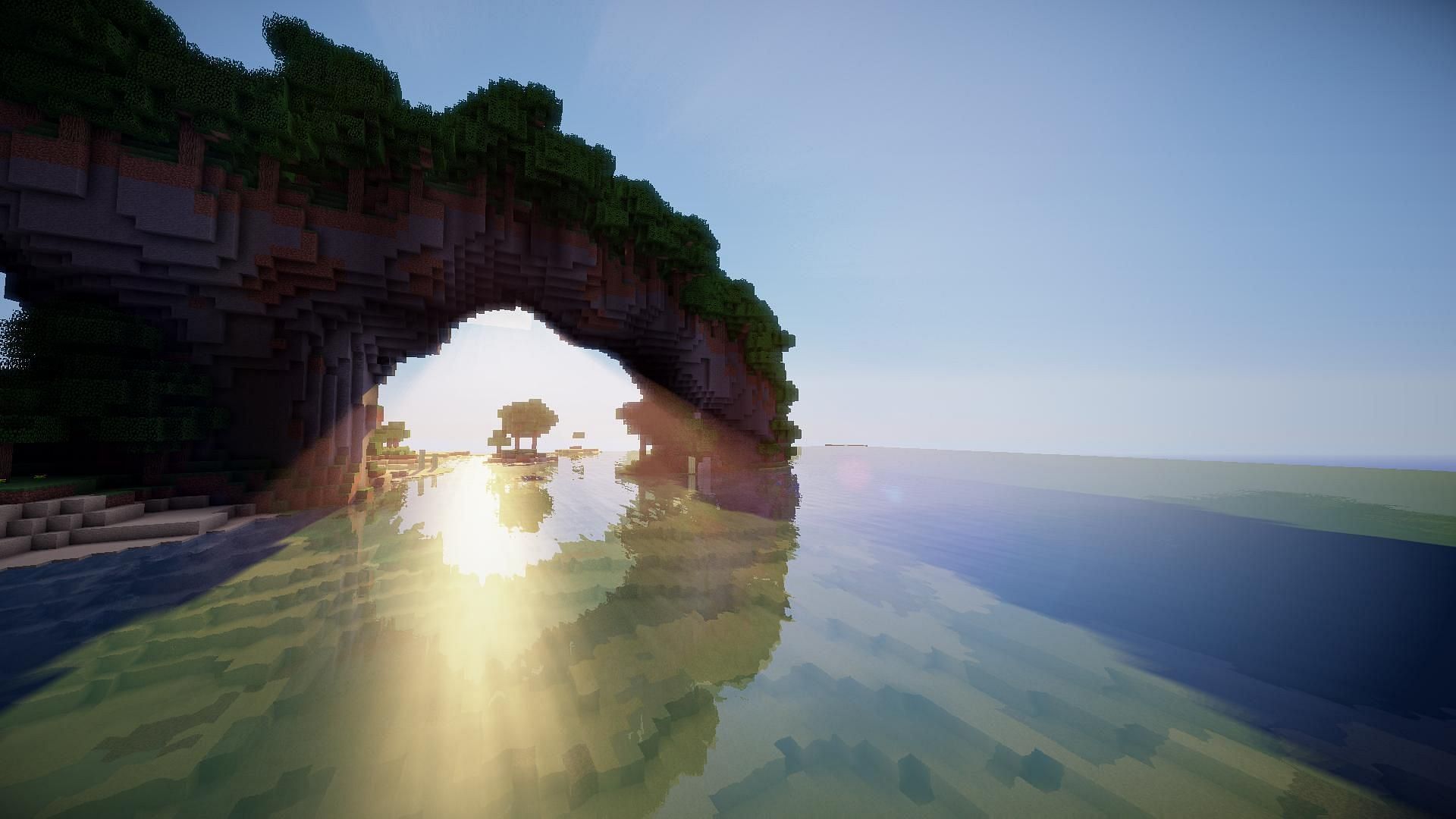 Minecraft with shaders on [Image via Pinterest]