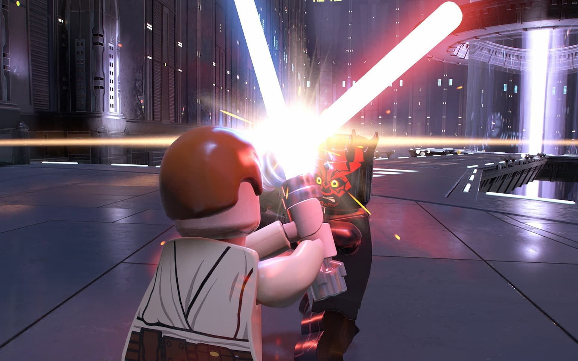 Lightsabers are the iconic weapon of the Jedi (Image via TT Games)