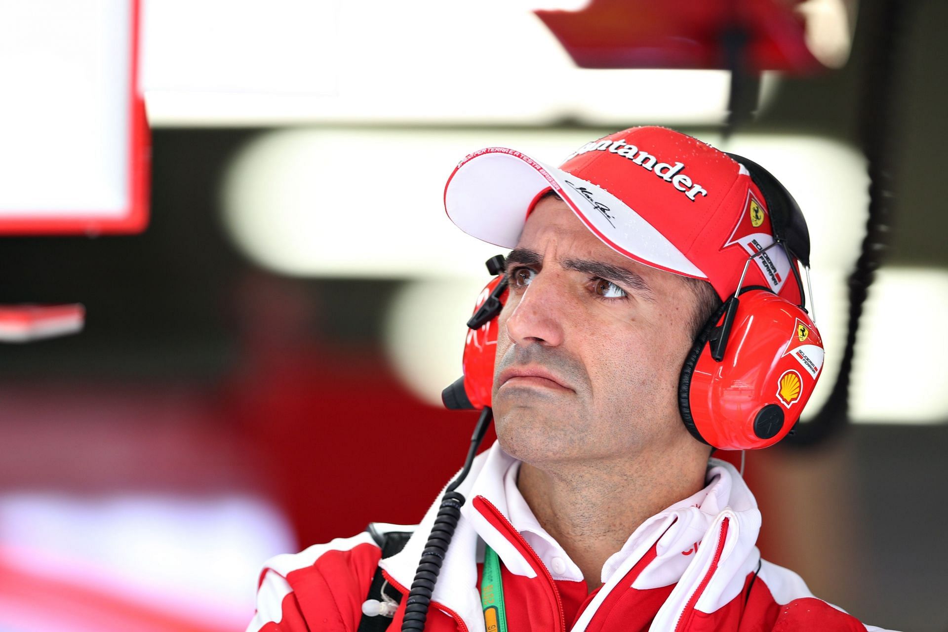 F1 Grand Prix of China - Qualifying - Ferrari&#039;s Marc Gene in the paddock