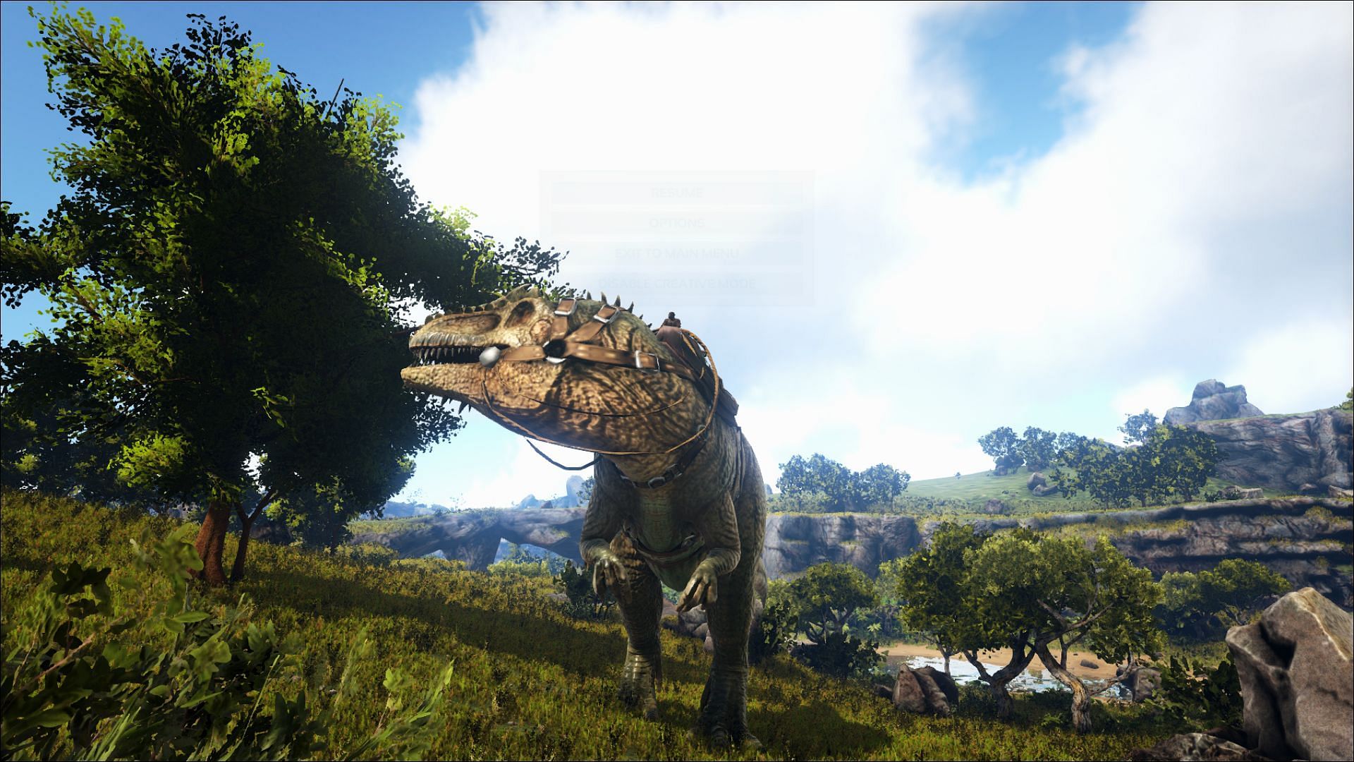 Tamed Giganotosaurus, ARK: Lost Island (Image via Sportskeeda)