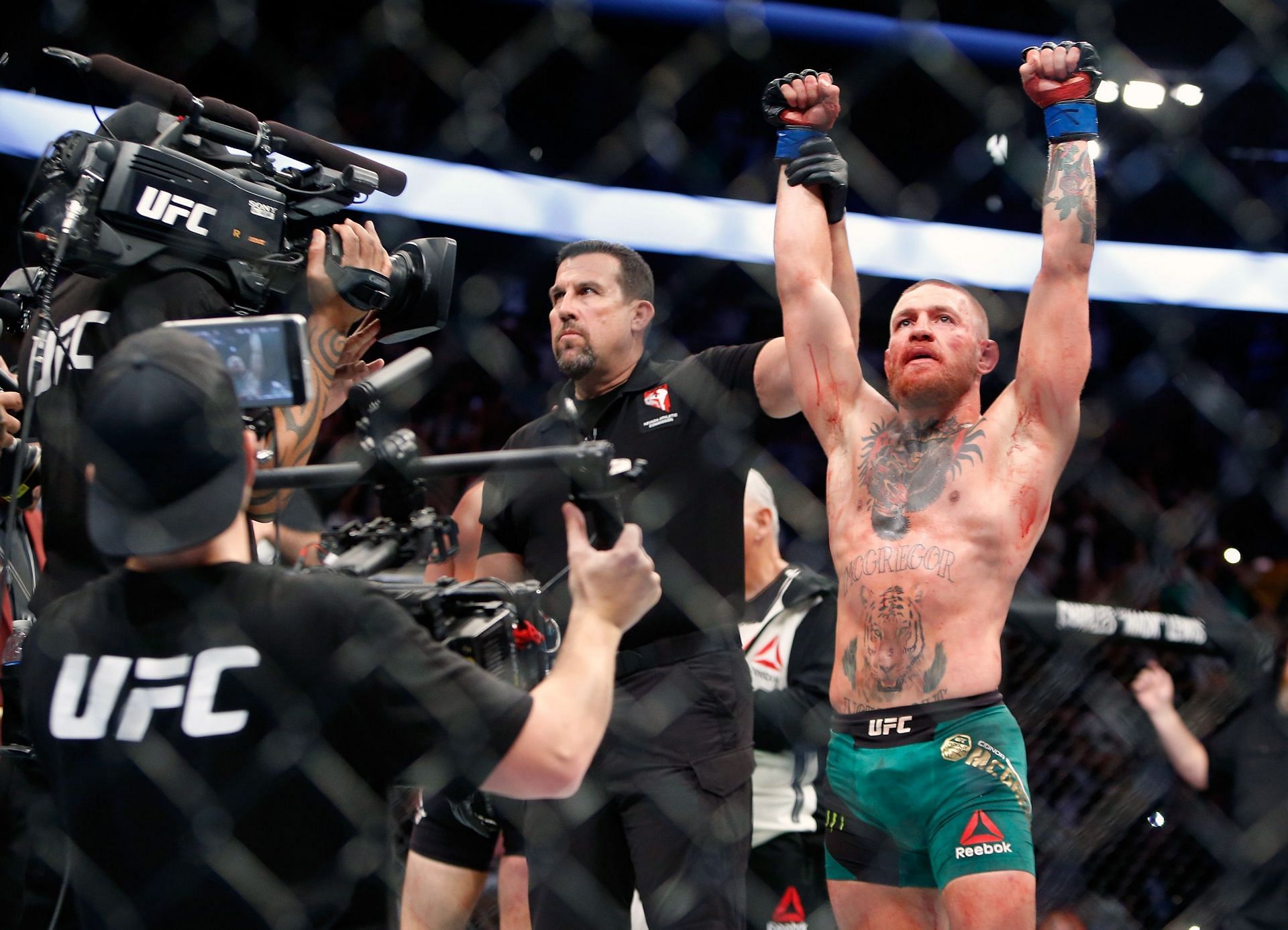 Conor McGregor emerges victorious in the second fight with Nate Diaz
