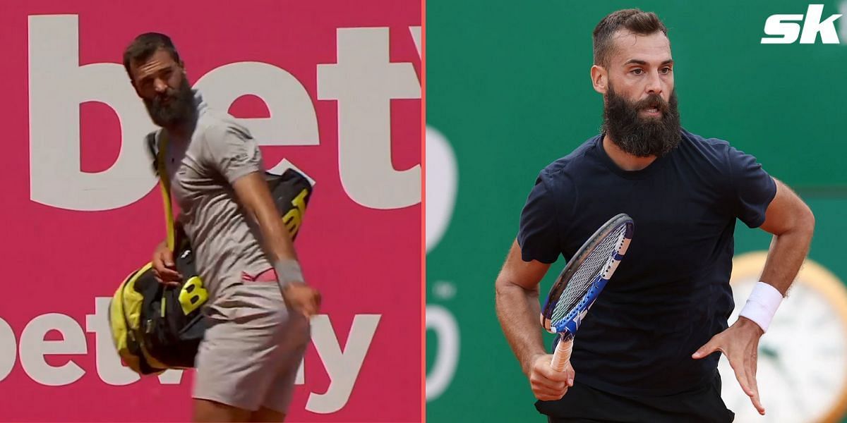 Benoit Paire was booed by fans following his loss at the Estoril Open and he responded unexpectedly