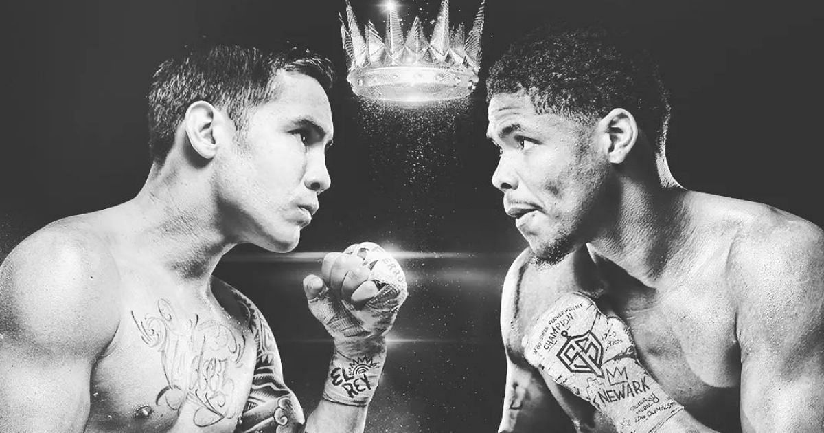 Valdez (left) vs. Stevenson (right) [Instagram: @boxeo.507]