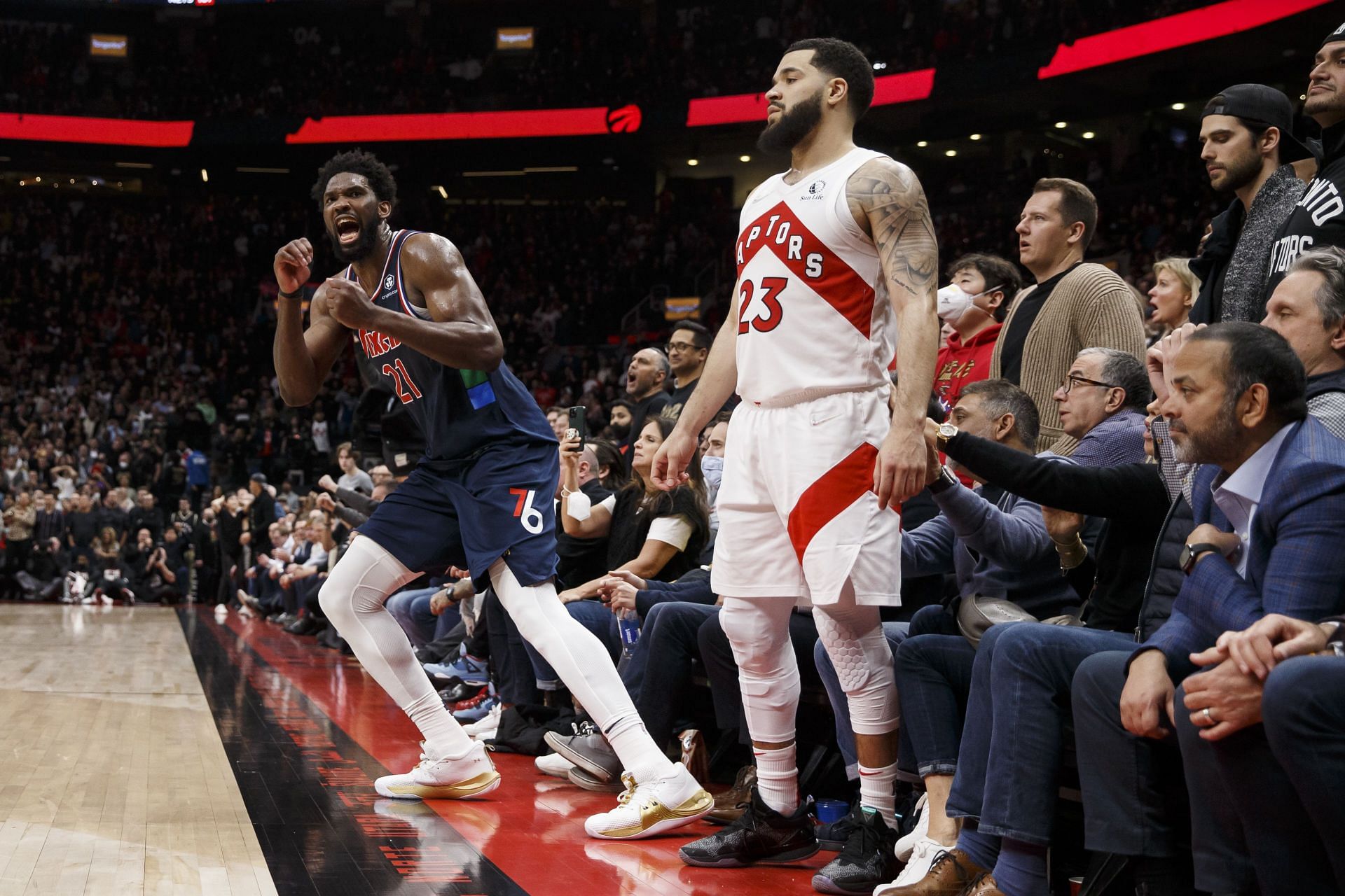 The Philadelphia 76ers&#039; Joel Embiid broke the Toronto Raptors&#039; heart with a game-winning turnaround three-point shot on Wednesday