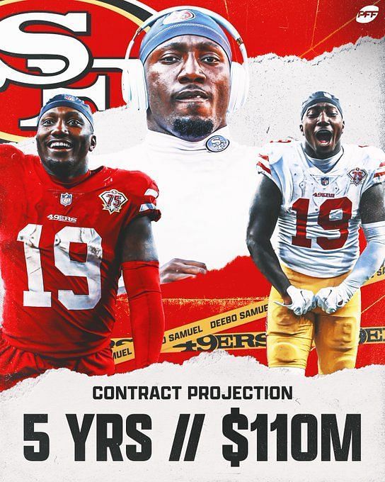 NFL Deebo Samuel Deebo Samuel Deebosamuel San Francisco 49Ers San Francisco  49Ers Sanfrancisco49ers Poster