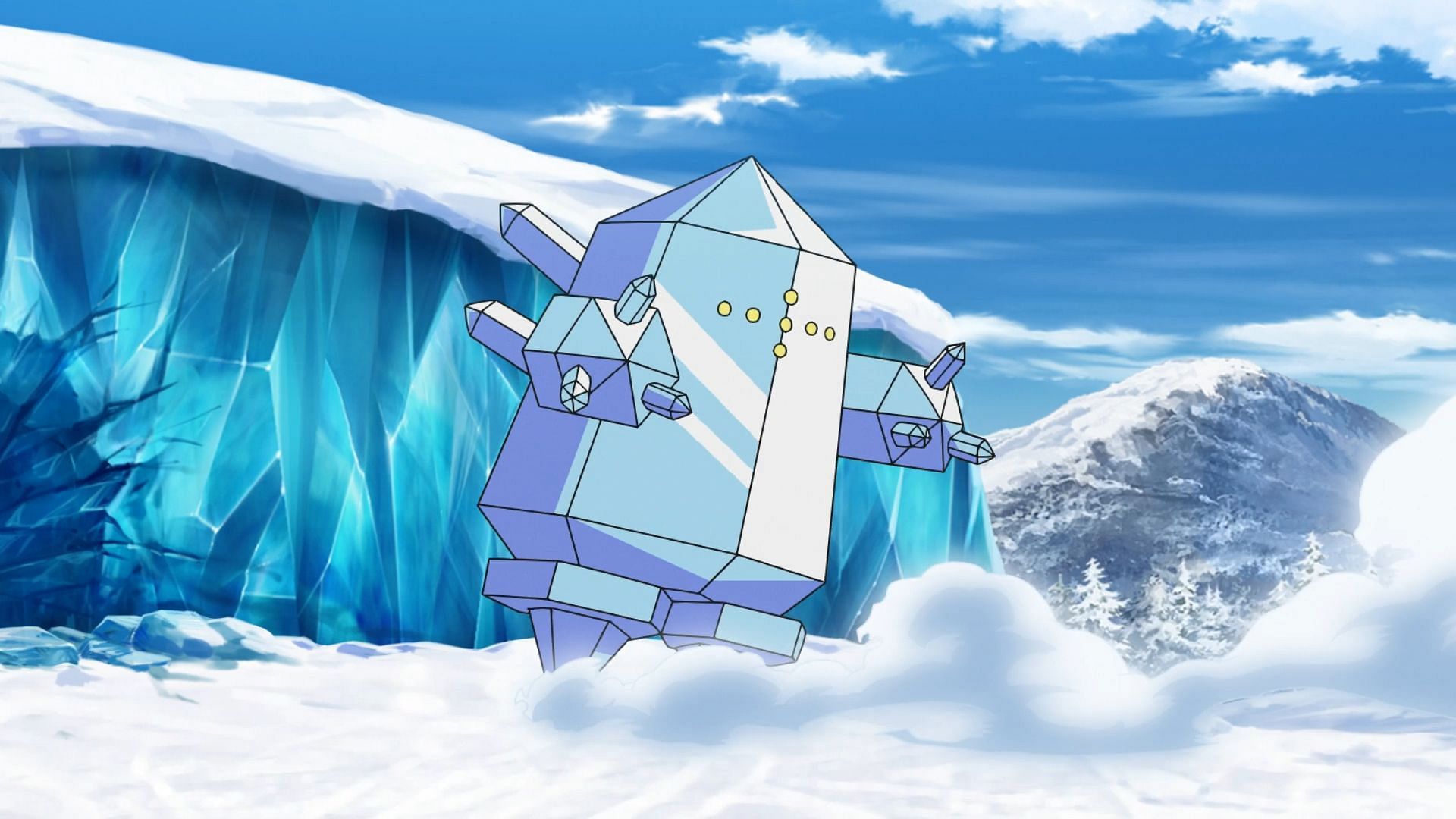 Regice is a strong Special Defense stat of 200 (Image via The Pokemon Company)
