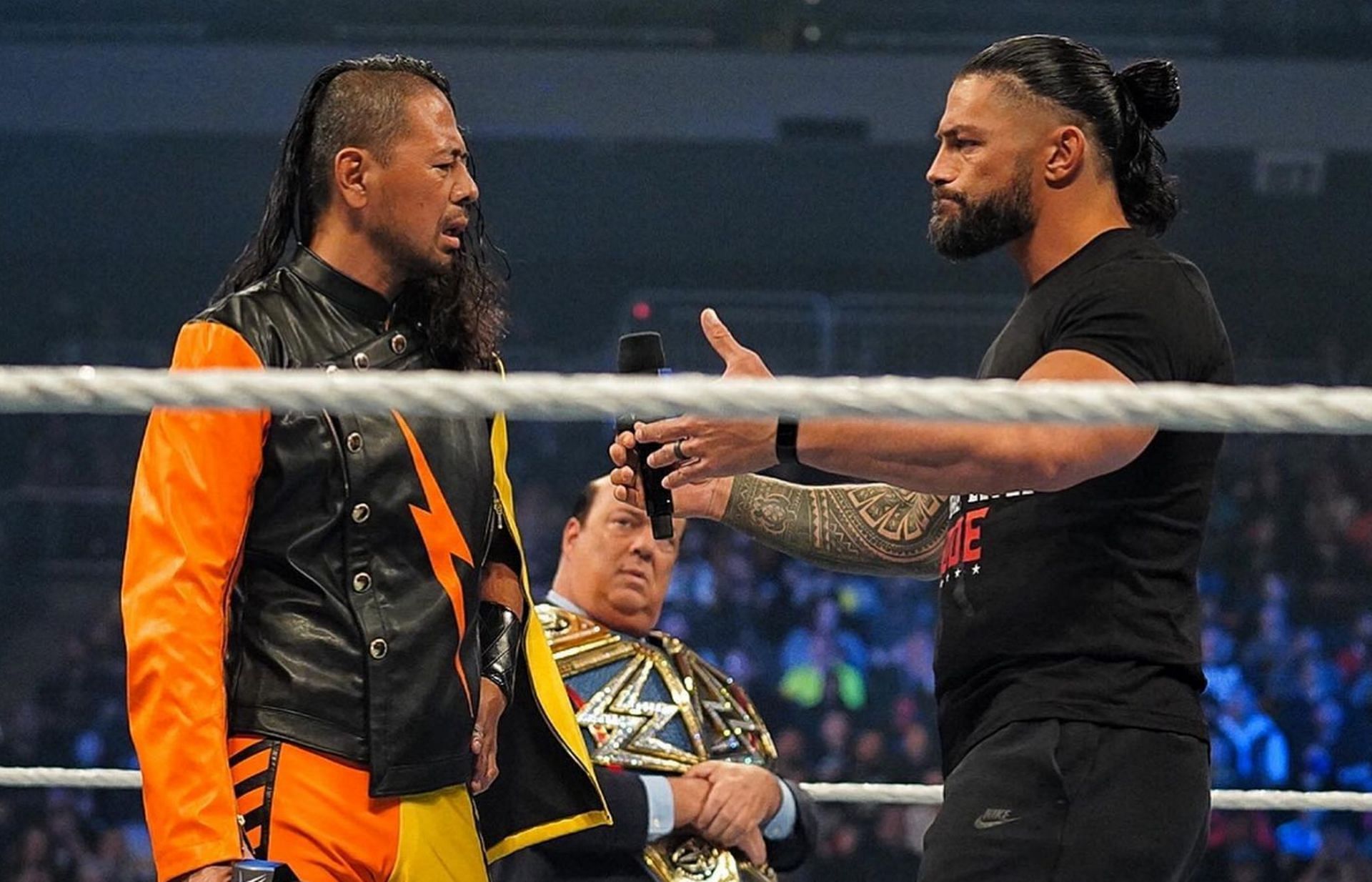 WWE में रोमन रेंस और शिंस्के नाकामुरा के बीच मैच हो सकता है