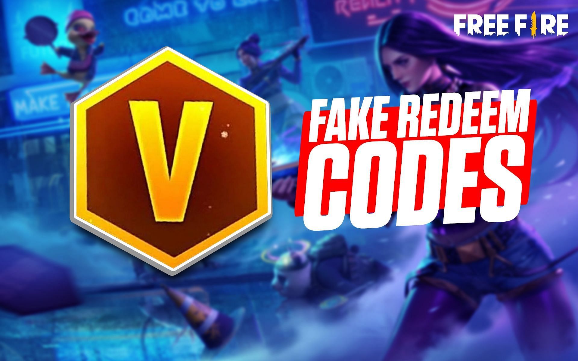 The redeem codes for V Badge are fake (Image via Sportskeeda)