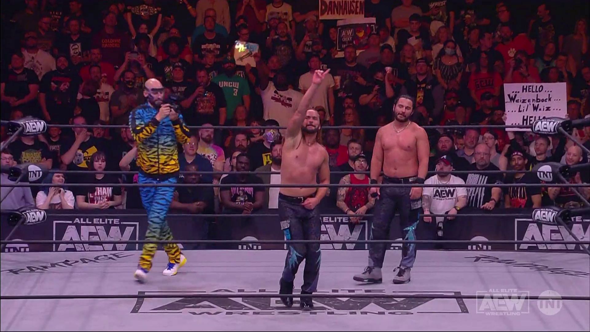 The Young Bucks, after their victory on AEW Rampage