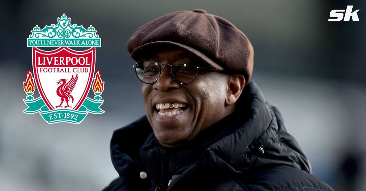 Ian Wright joins the Anfield faithful in singing the famous song