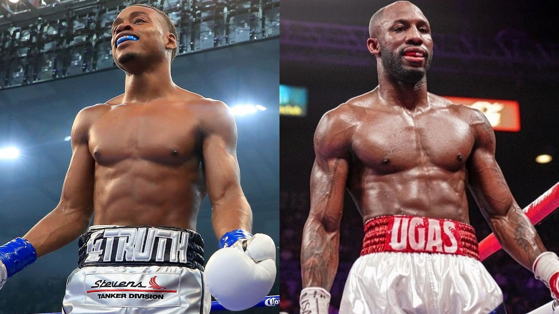 Errol Spence Jr. (left) and Yordenis Ugas (right)