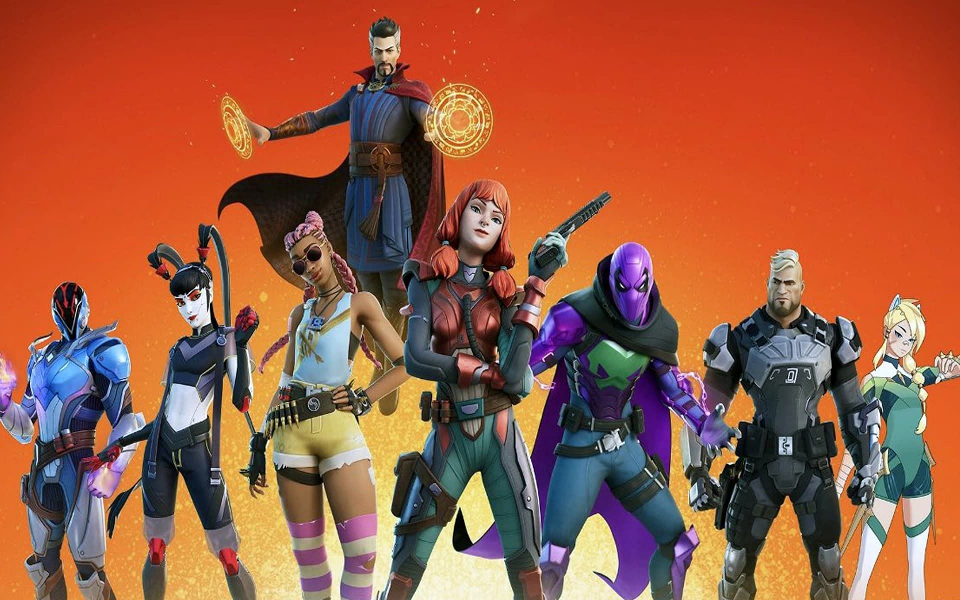 Fortnite Chapter 3 has seen the inclusion of several Marvel characters (Image via Epic Games)