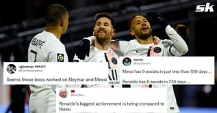 Twitter explodes as Messi, Neymar and Mbappe dazzle in 6-1 win for PSG against Clermont Foot