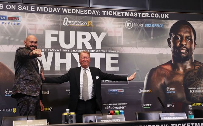 "Quite simply the biggest fight in boxing" - Frank Warren breaks down Tyson Fury vs. Dillian Whyte and undercard
