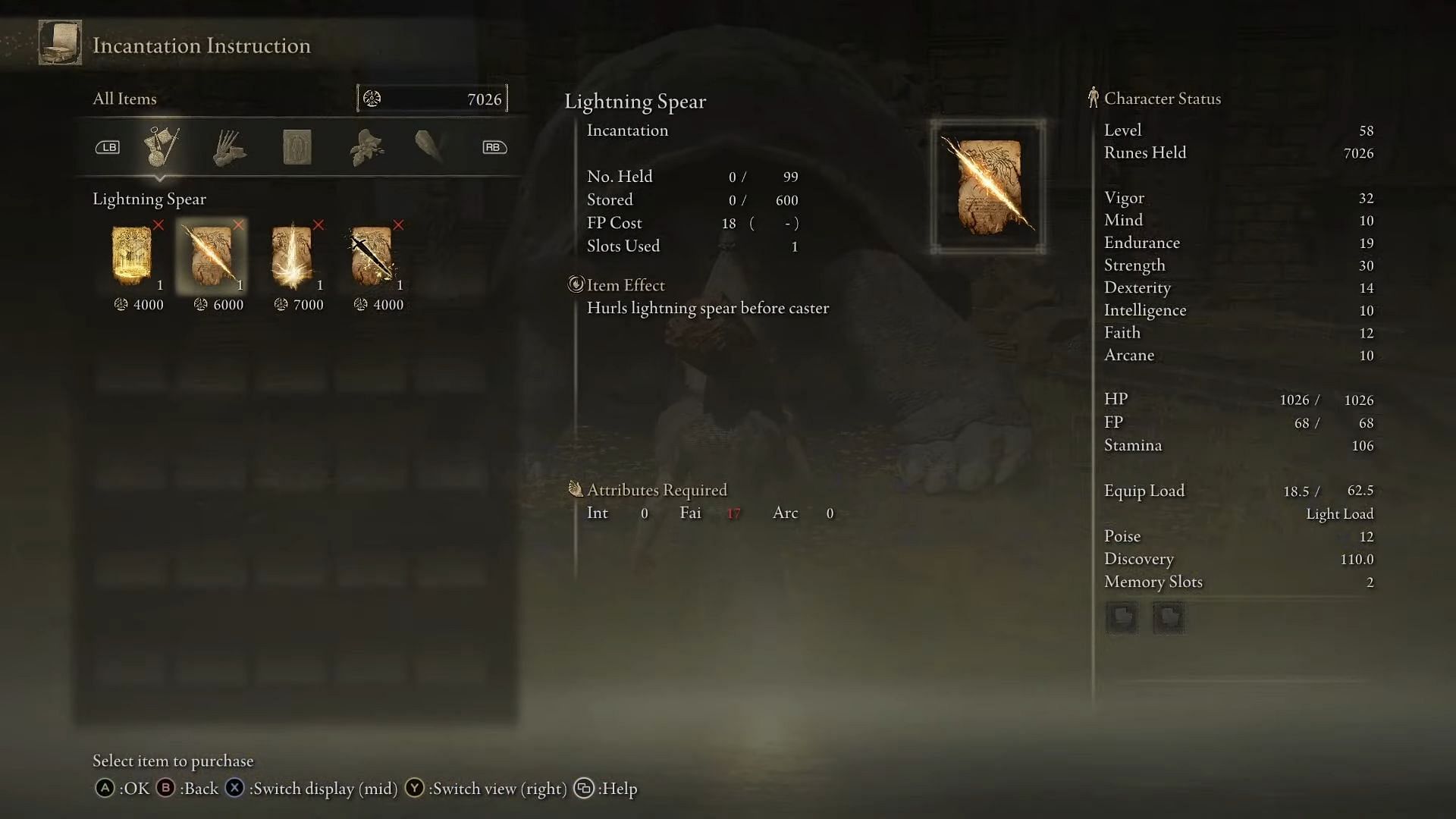 Lightning Spear&#039;s damage potential is unbelievable in Elden Ring (Image via Kibbles/Youtube)