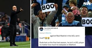 “He isn’t a UCL player no matter how much he statpads on Watford” – Manchester City fans ‘scared’ as Guardiola names 25-year-old in line-up against Real Madrid