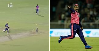 [Watch] Sunil Narine gives up as Hetmyer hits bullseye to run him out on the first ball of the innings