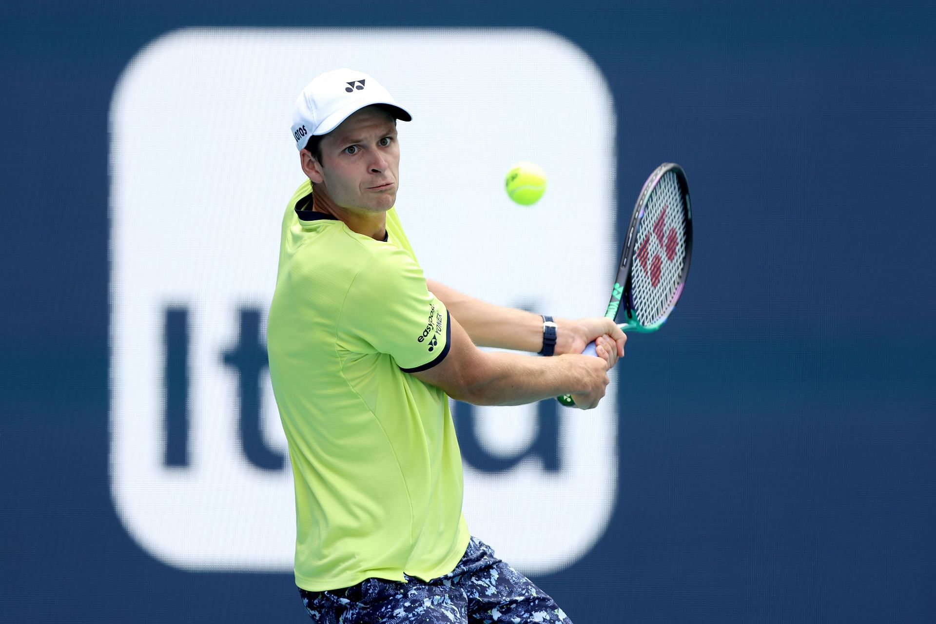 Hubert Hurkacz at the 2022 Miami Open